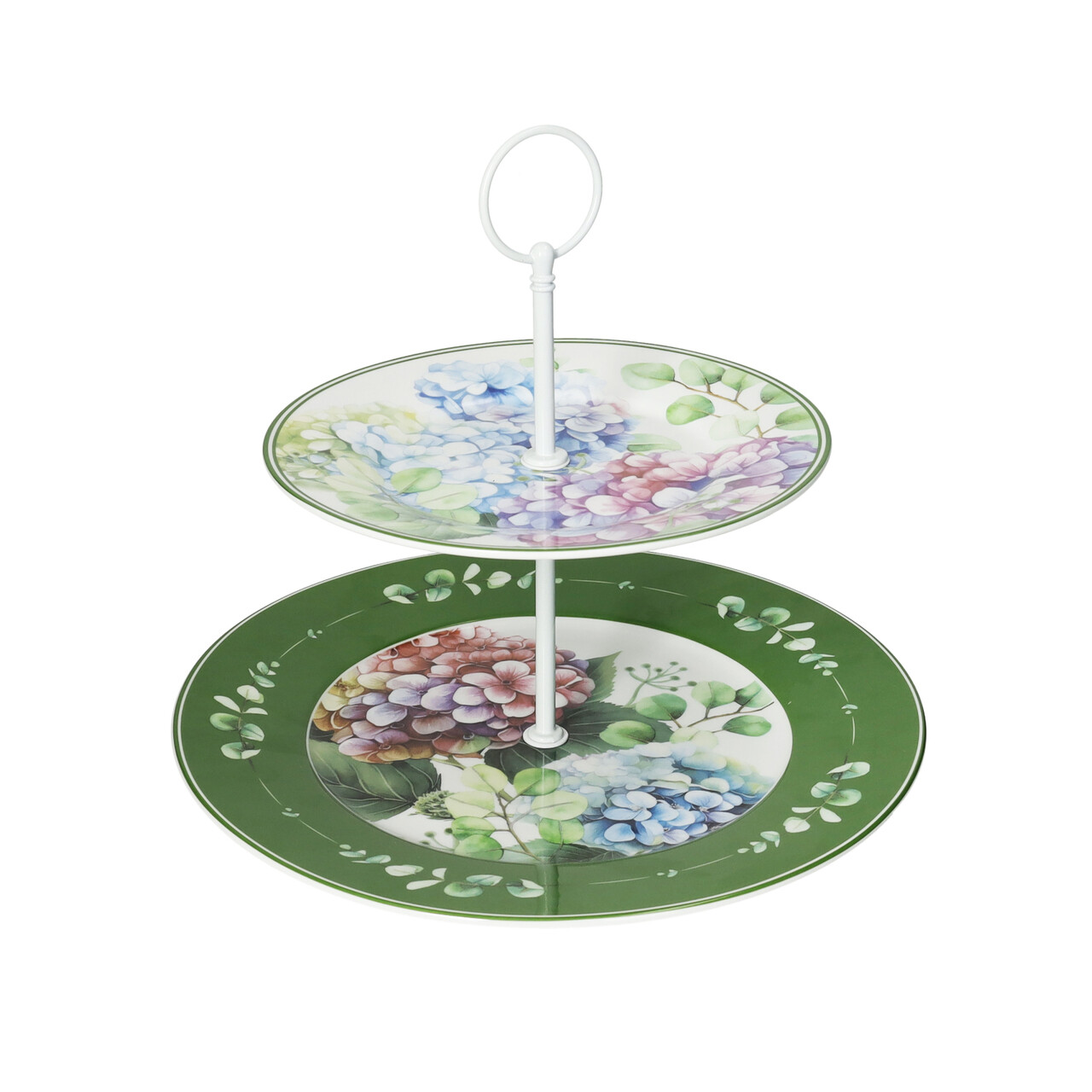 Platou etajat pentru prajituri, Flora, Brandani, D26.5x23 cm, portelan - imagine 3